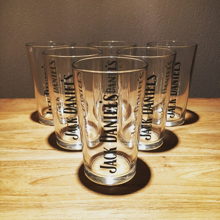 Verre Jack Daniel's vintage modèle 4