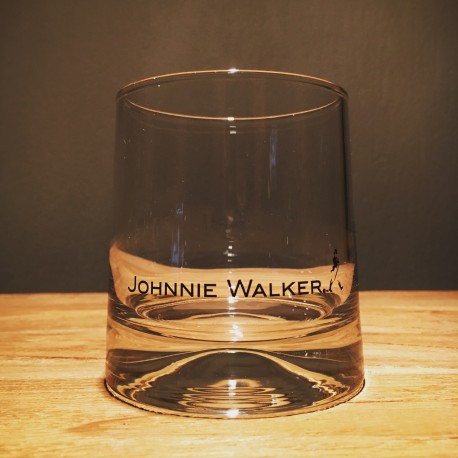 Glas Johnnie Walker on the rocks uitlopende
