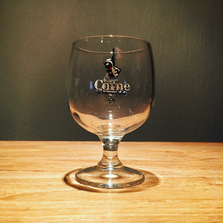 Verre bière La Corne galopin