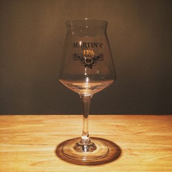 Glass beer Martin's IPA