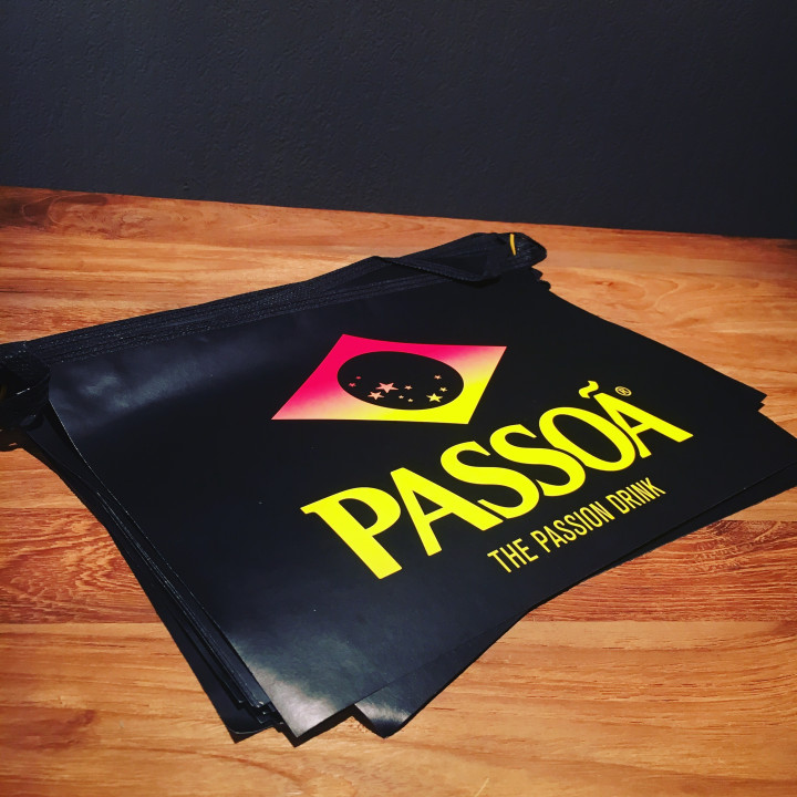 Banderole Passoa en papier