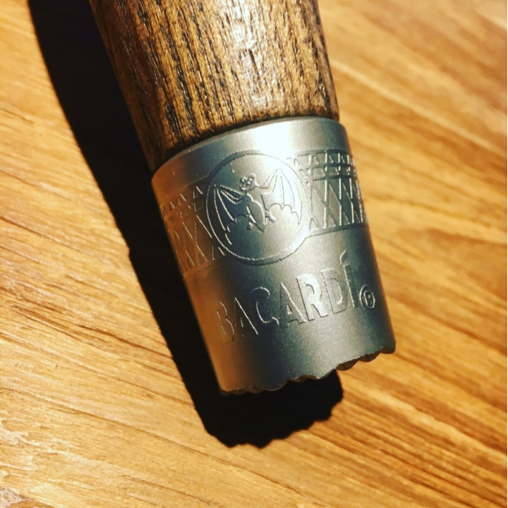 Muddler Bacardi solid wood + in stainless steel