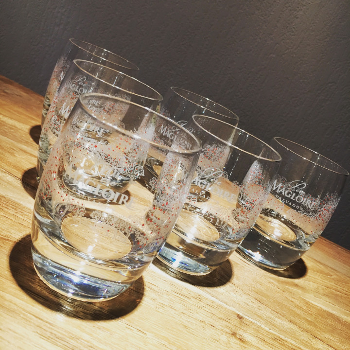 Glass Père Magloire Calvados tumbler