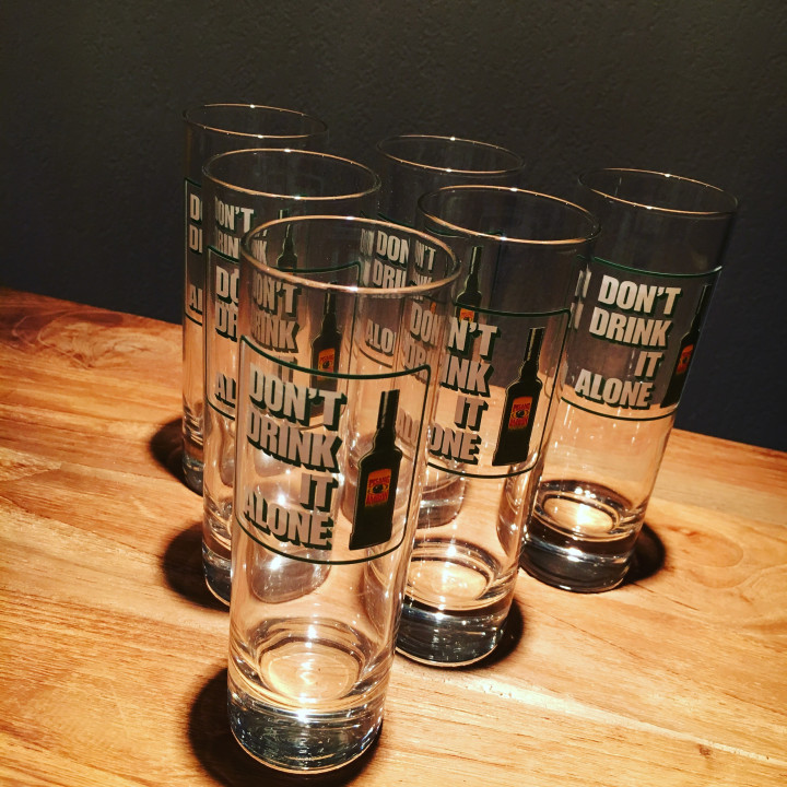 Glass Pisang highball