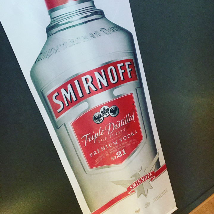 Banderole Smirnoff