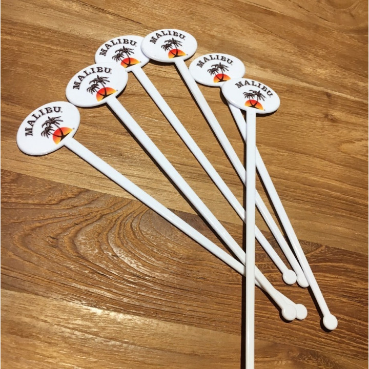 Swizzle stick Malibu model 1 x6