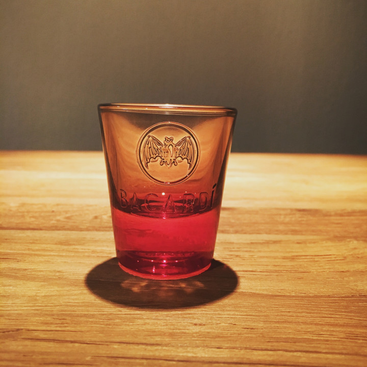 Verre Bacardi Shooter Fuego
