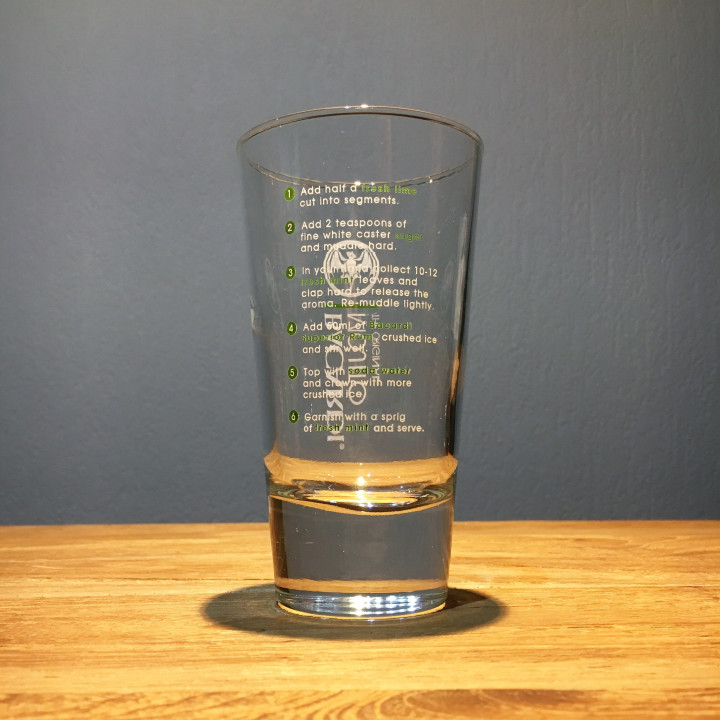 Glas Bacardi mojito vintage amerikaans model