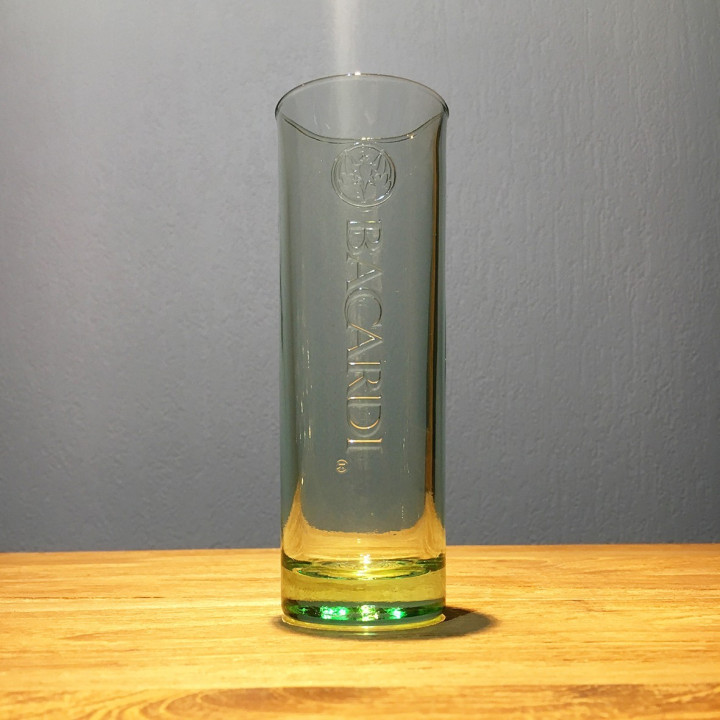 Verre Bacardi long drink vert 22 cl