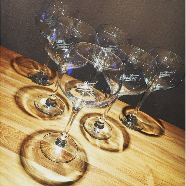 Glass Schweppes collector 2018