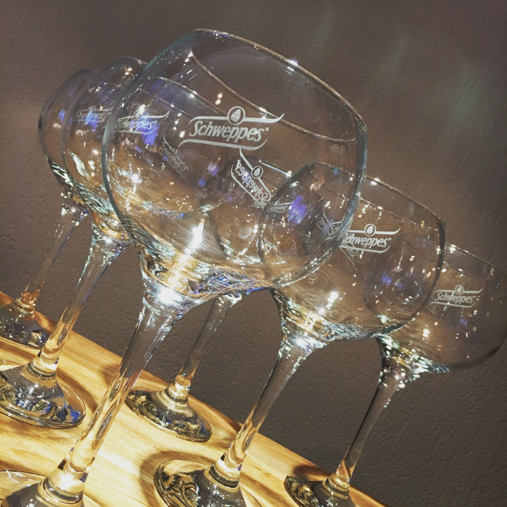Glass Schweppes collector 2018