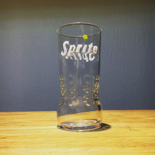 Verre Sprite embossé logo couleur