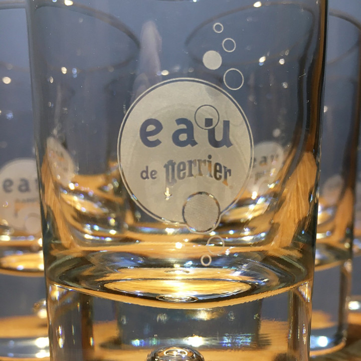 Glas Eau de Perrier model 1