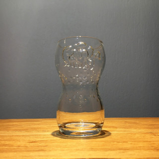 Glas Fanta relief doorzichtige logo