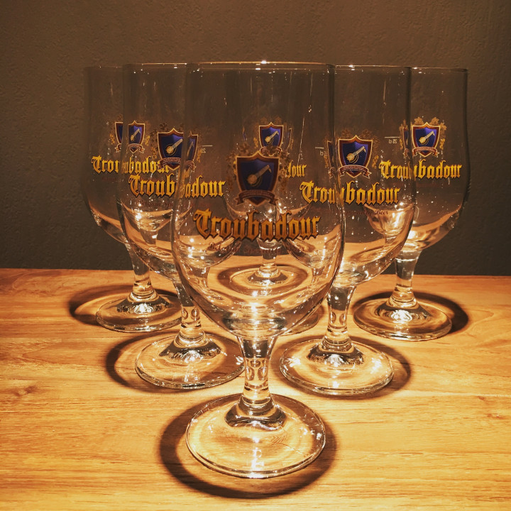 Verre bière Troubadour 25cl modèle 1