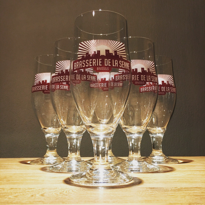 Glass beer Brasserie de la Senne