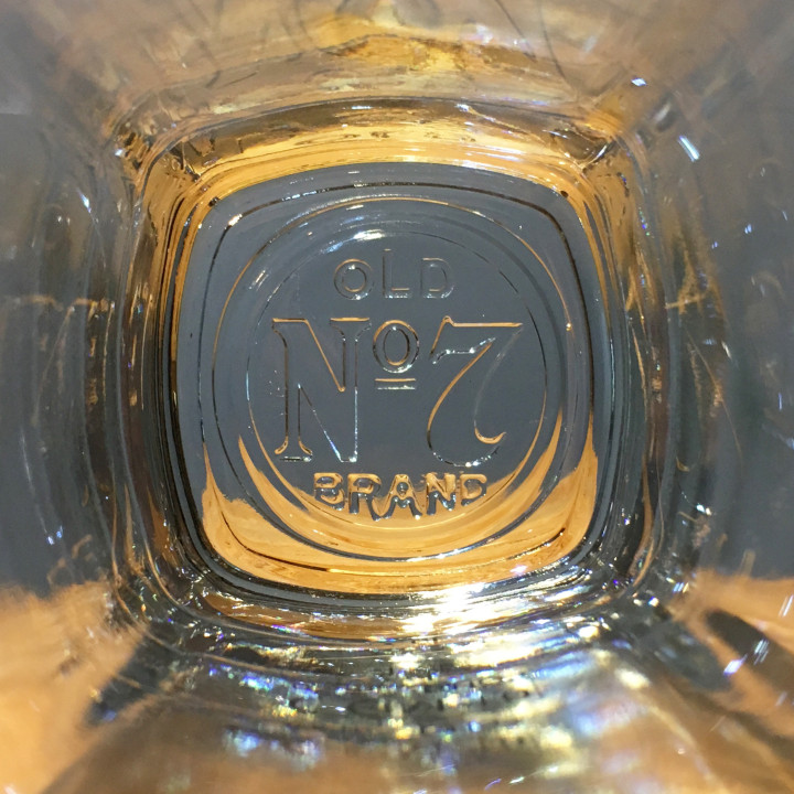 Verre Jack Daniel's long drink logo noir modèle 1