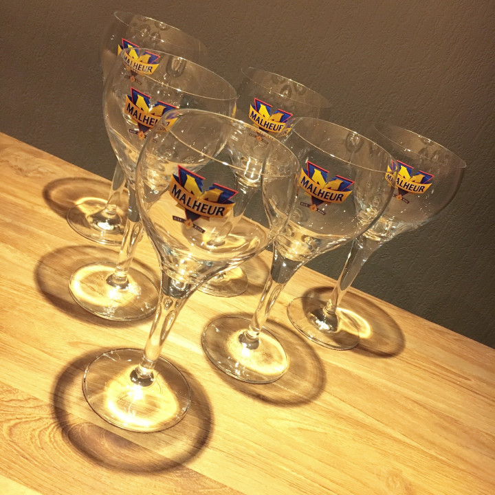 Verre bière Malheur