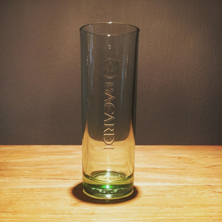 Glas Bacardi long drink groen 32 cl
