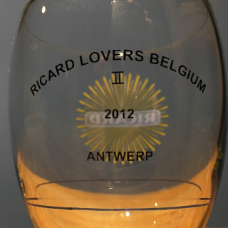 Glas Ricard collector Lovers Belgium 2012