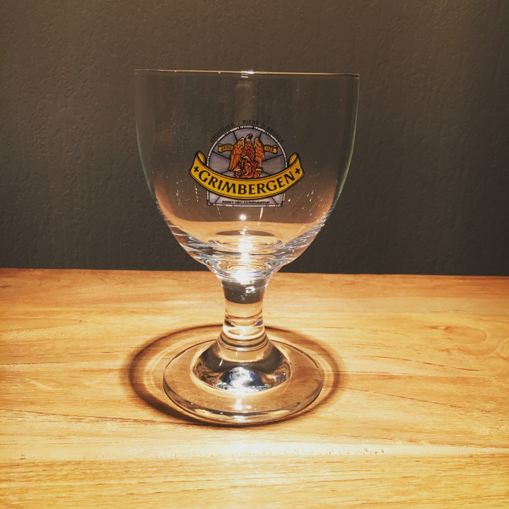 Verre bière Grimbergen 25cl logo bleu