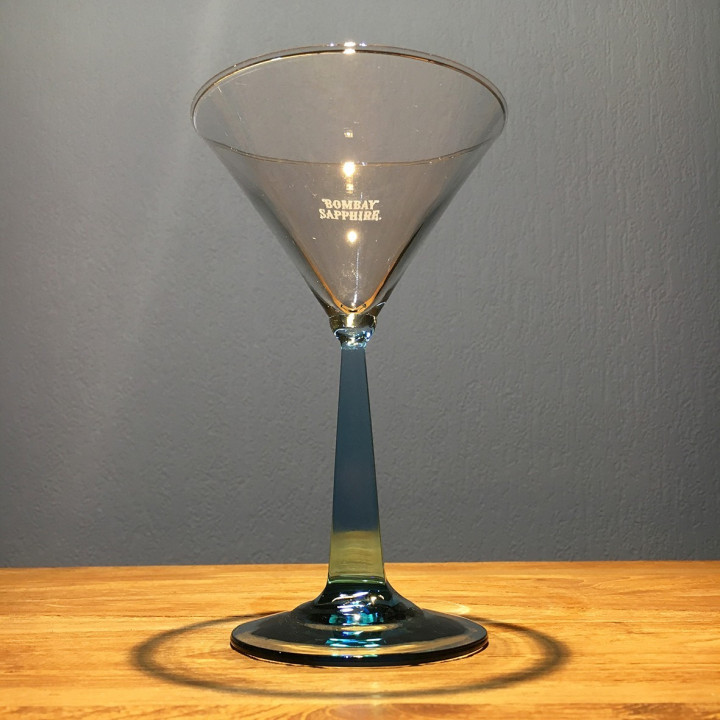Glass Bombay Sapphire margarita model 2