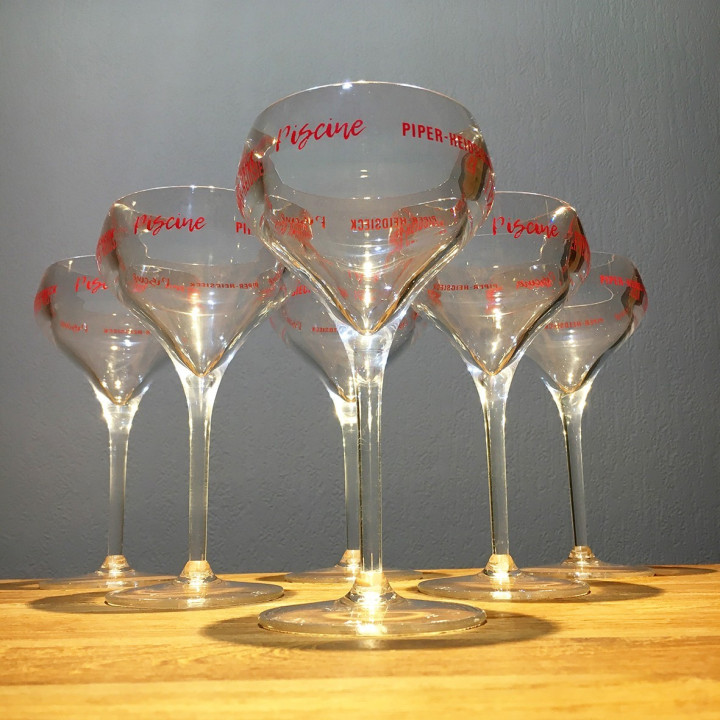 Coupe champagne Piper-Heidsieck Piscine PVC