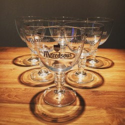 Glass beer Maredsous 25cl model calice