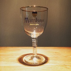 Glass beer Maredsous 33cl (stemware - high-stemmed)