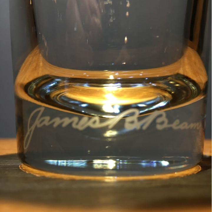 Glas Jim Beam brede top