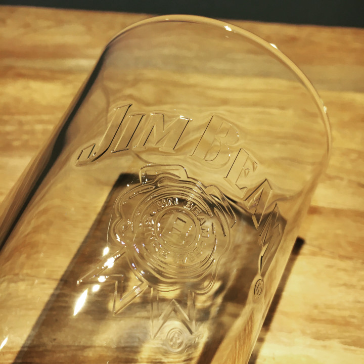 Glas Jim Beam brede top