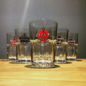 Lot de 6 verres Havana Club collector 2019