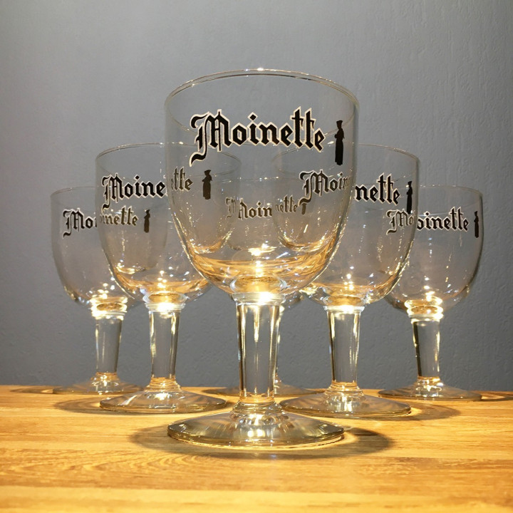 Verre bière Moinette 33cl modèle 1