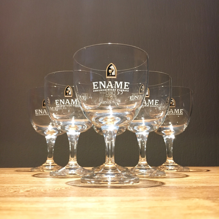 Verre bière Ename galopin