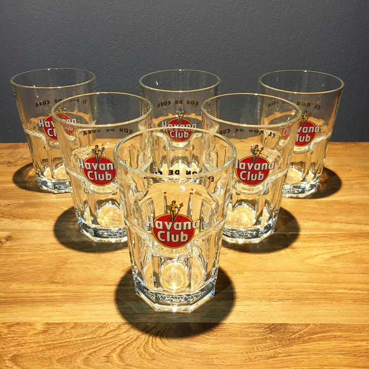 Glass Havana Club mojito model 3