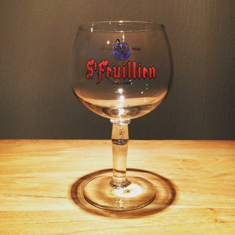 Verre bière Saint-Feuillien 25cl Verre bière Saint-Feuillien 25cl