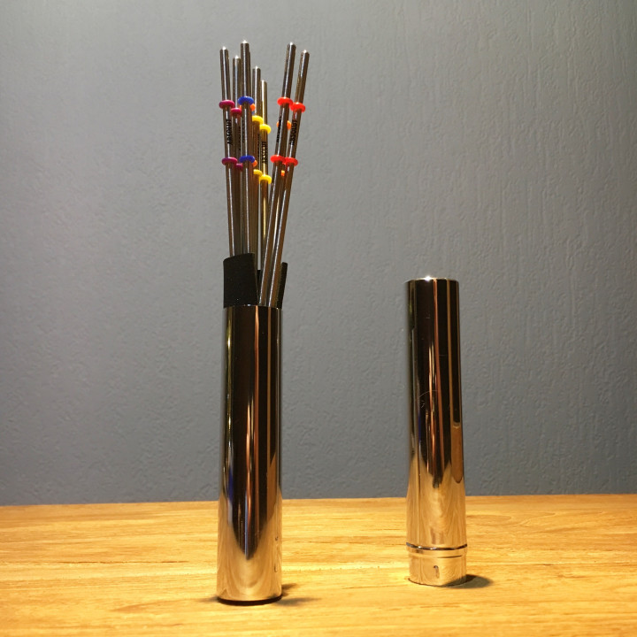 Swizzle stick Absolut vodka by David Anderson