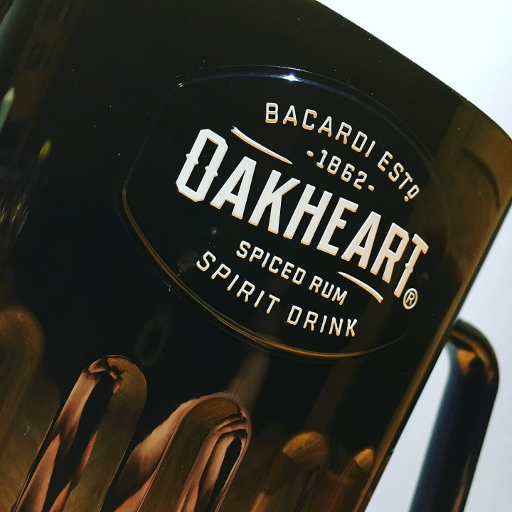 Pitcher Bacardi Spiced Oakheart pvc