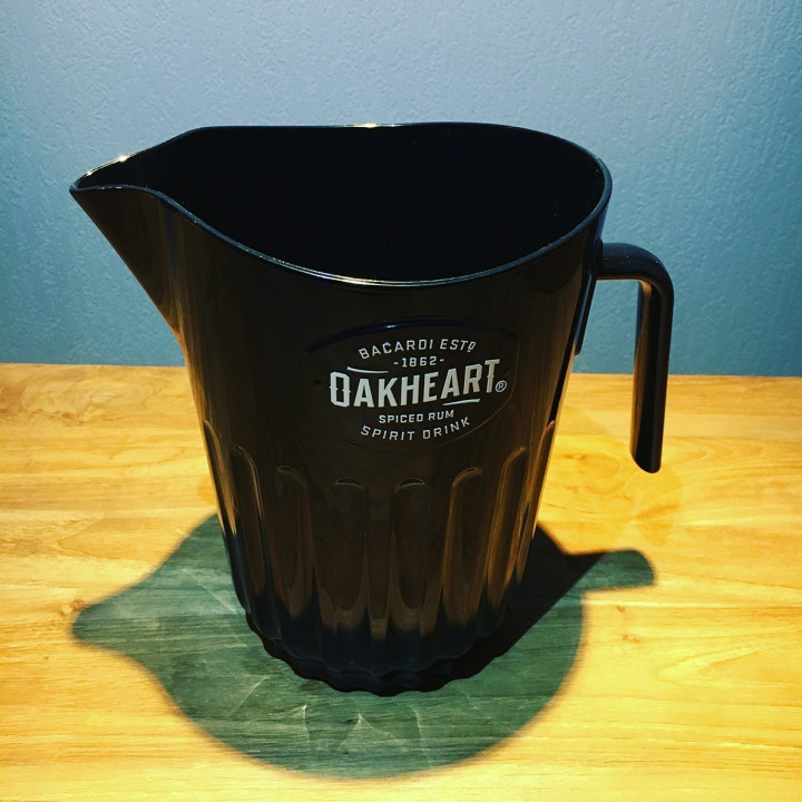 Pitcher Bacardi Spiced Oakheart pvc