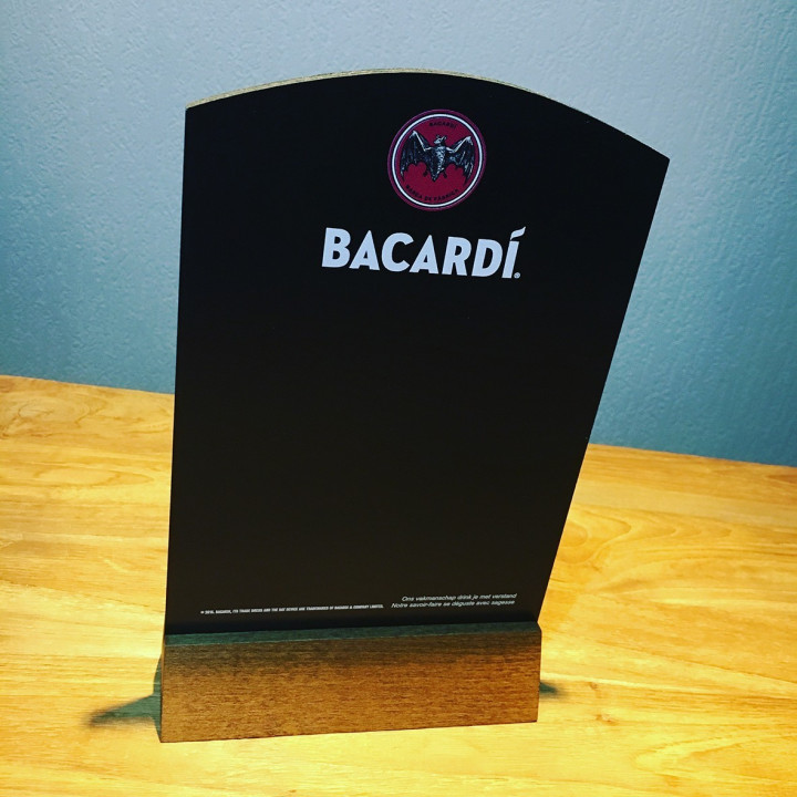 Chalk slate Bacardi model 1