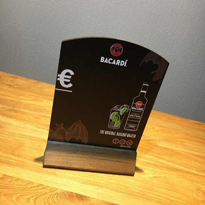 Chalk slate Bacardi model 2