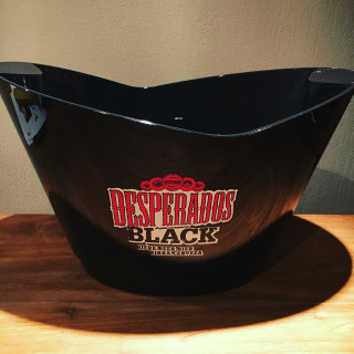Bottle & Ice bucket Desperados black 2b