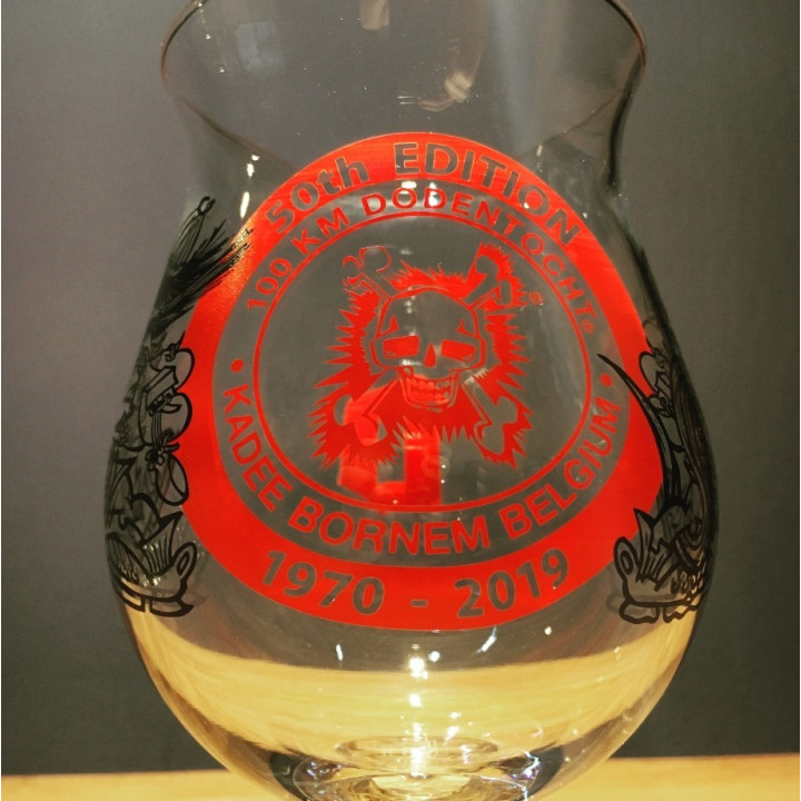 Verre bière Duvel collection 20 Dodentocht 50ème