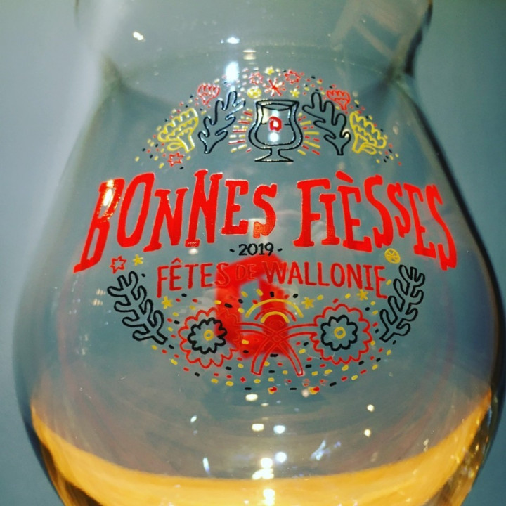 Verre bière Duvel collection 21 Fêtes Wallonie 2019