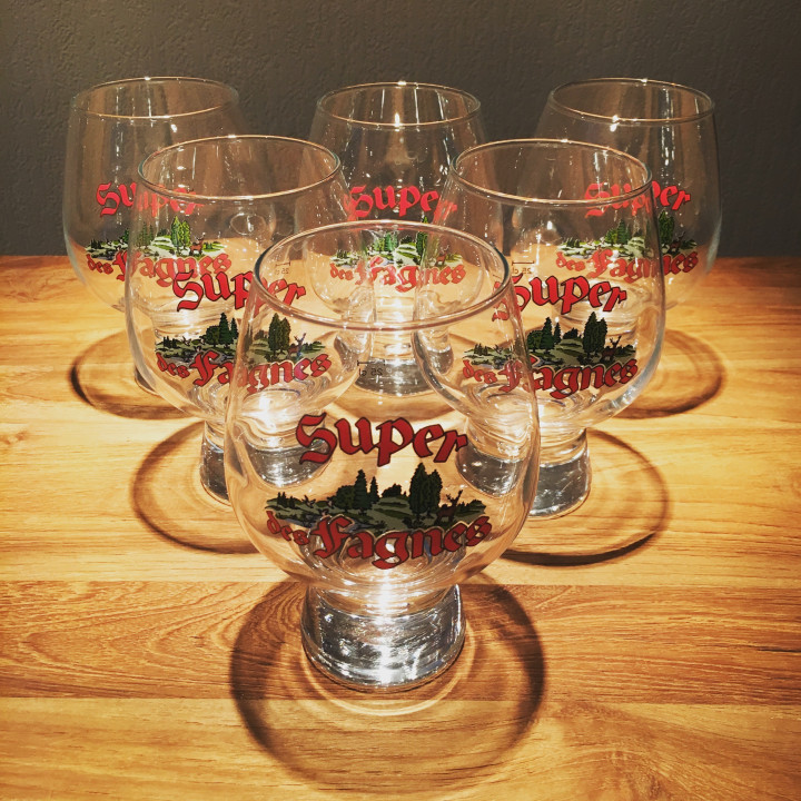 Verre bière Super des Fagnes modèle 1
