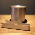 Set seau + pince à glace Johnnie Walker en inox