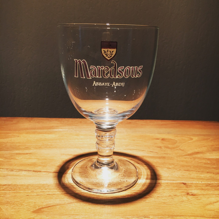 Glass beer Maredsous 33cl model 1