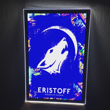 Enseigne cadre Eristoff LED 2016