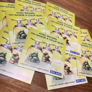 Coaster Ricard vintage x10