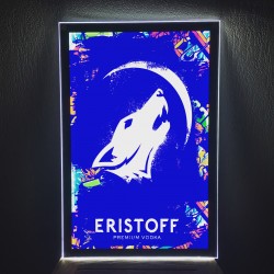 Enseigne cadre Eristoff LED 2016